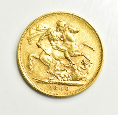 Lot 20 - A Queen Victoria full gold sovereign, young...
