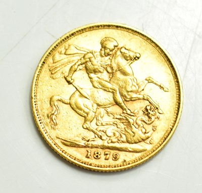 Lot 24 - A Queen Victoria full gold sovereign, young...