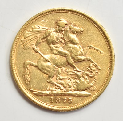 Lot 32 - A Queen Victoria full gold sovereign, young...