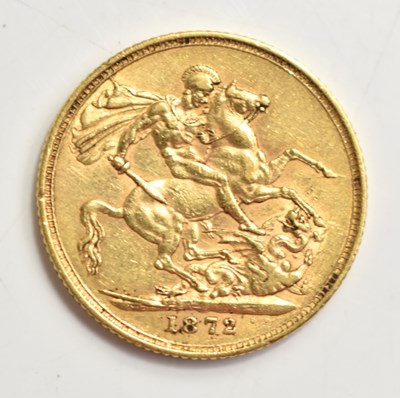 Lot 33 - A Queen Victoria full gold sovereign, young...