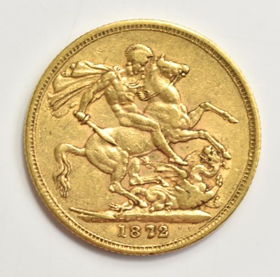 Lot 36 - A Queen Victoria full gold sovereign, young...