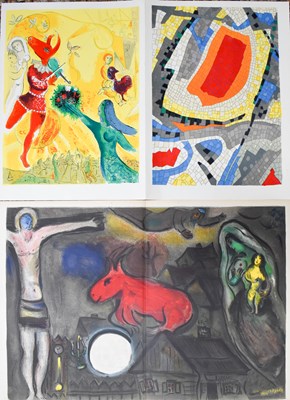Lot 23 - Marc Chagall (1887-1985): three colour...