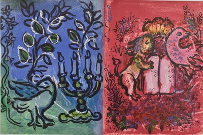 Lot 9 - Marc Chagall (1887-1985): Candlestick, and...
