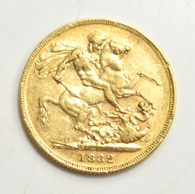 Lot 48 - A Queen Victoria full gold sovereign, young...