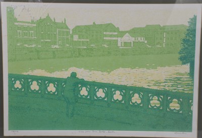 Lot 97 - A limited edition print titled a view from...