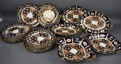 Lot 170 - A Royal Crown Derby Old Imari pattern 2451,...