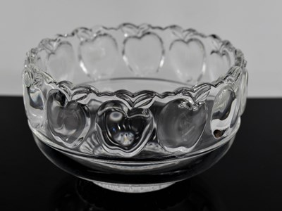 Lot 147 - A Tiffany & Co glass bowl, modelled with...