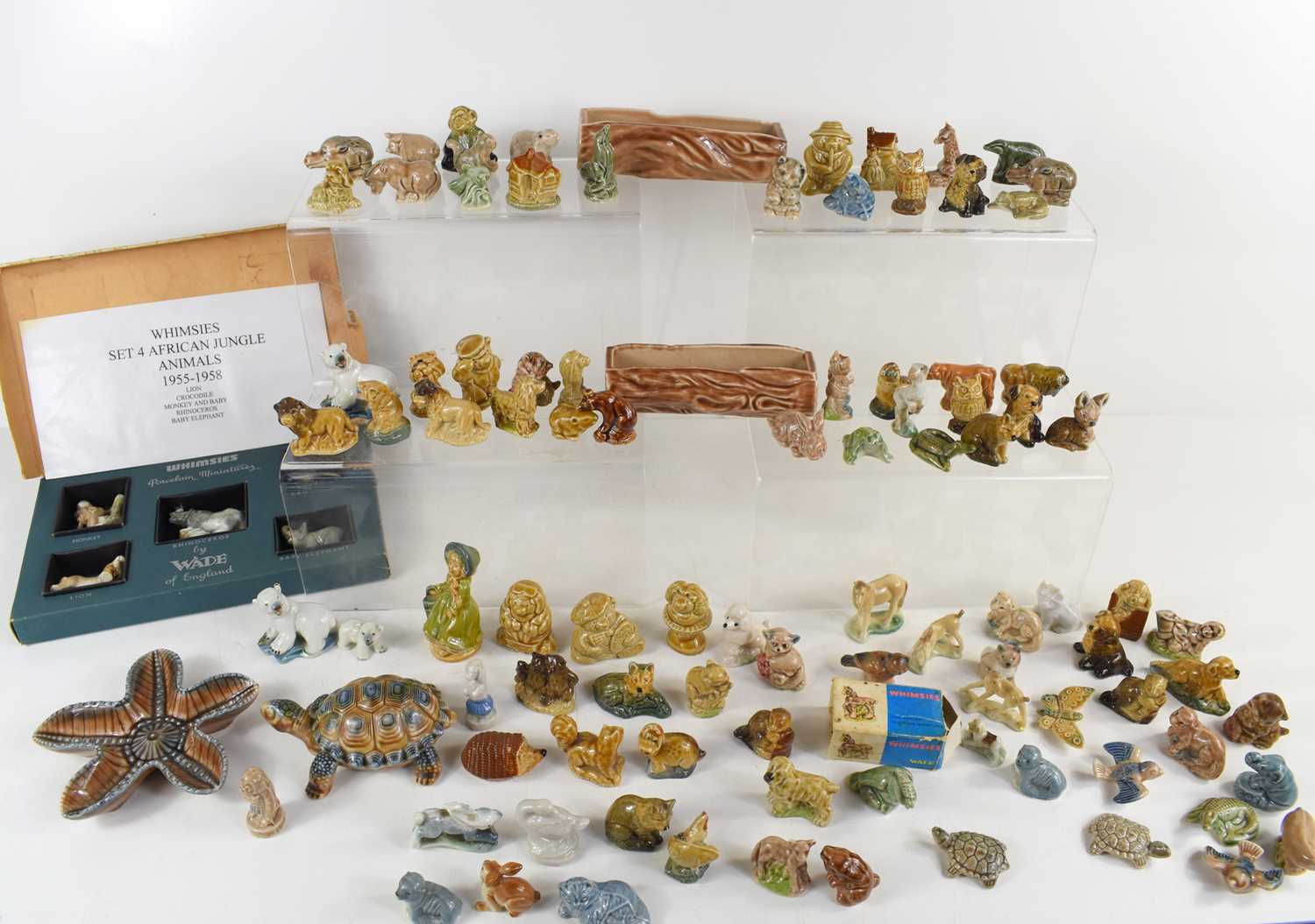 Lot 287 - A collection of Wade Whimsies to include...