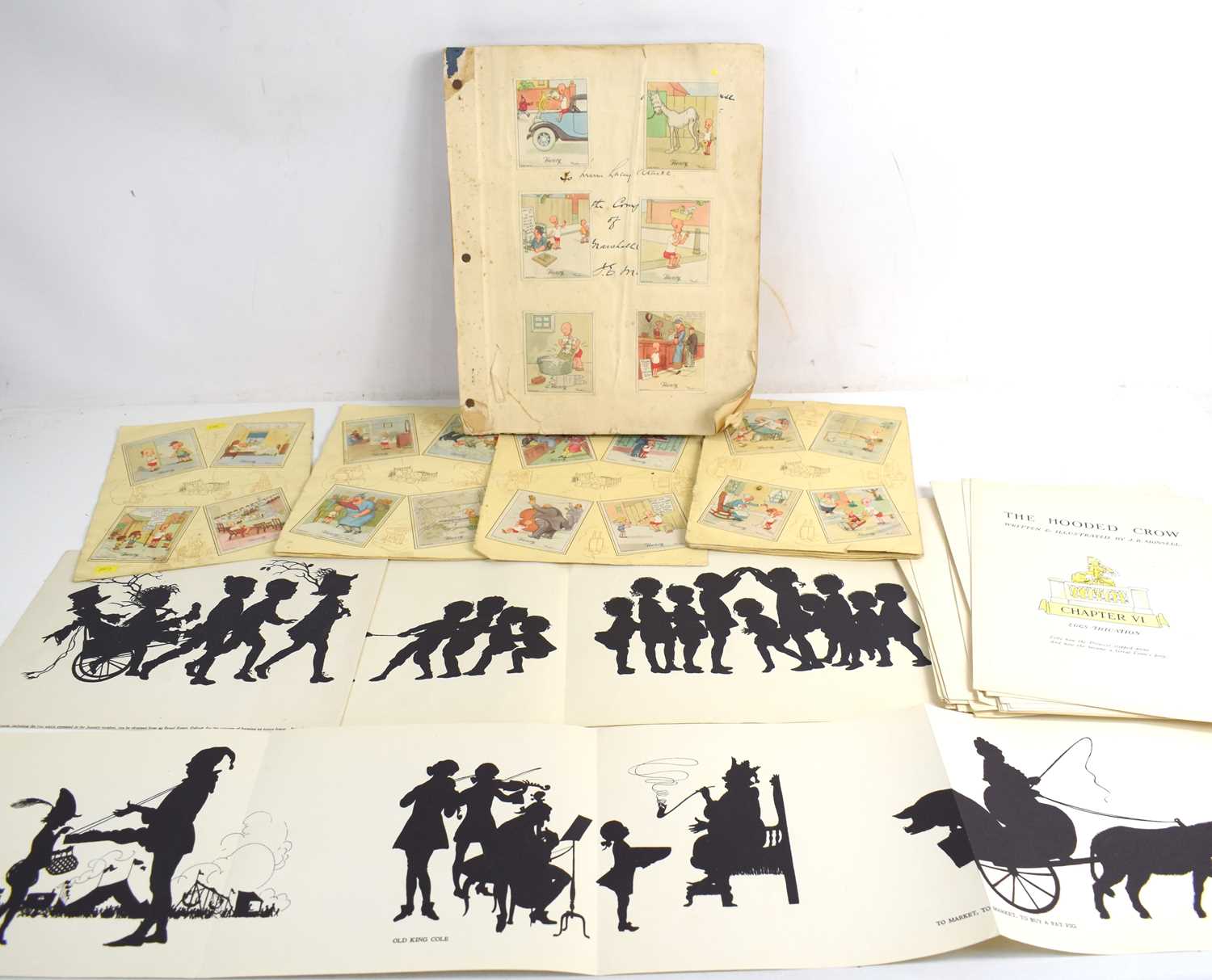 Lot 469 - An album of Henry by Carl Anderson cigarette...
