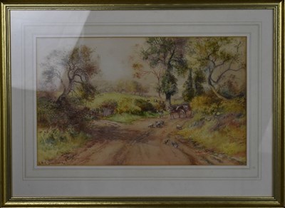 Lot 80 - A 19th century watercolour by Royal Worcester...