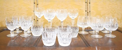 Lot 314 - A group of Waterford Colleen pattern crystal...