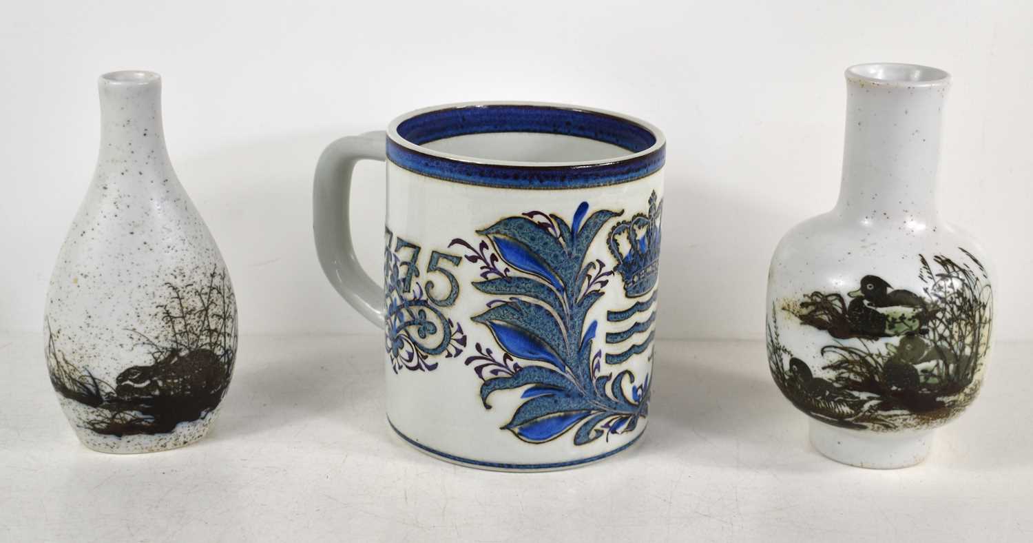 Lot 311 - Nils Thorsson for Royal Copenhagen: Two vases...
