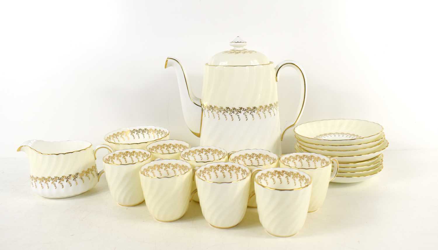 Lot 241 - An early 20th century Minton coffee service...