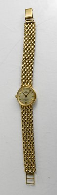 Lot 210 - A 9ct gold Sovereign wristwatch, with 9ct gold...