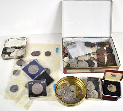 Lot 282 - A collection of George III and later coinage,...