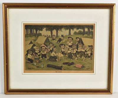 Lot 466 - An early 20th century hand coloured Louis Wain...
