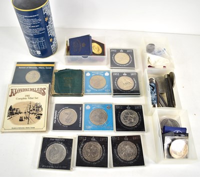 Lot 275 - A group of coins and collectables to include...