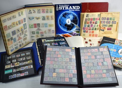 Lot 334 - A quantity of stamp albums and stock books...