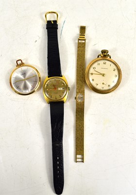 Lot 233 - A group of watches comprising a gentlemans...