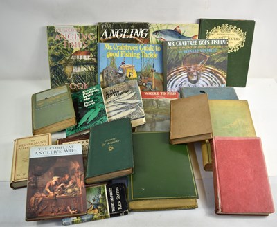 Lot 313 - A group of vintage fishing related books to...