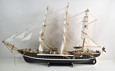 Lot 155 - A vintage wooden model of an Imperial German...