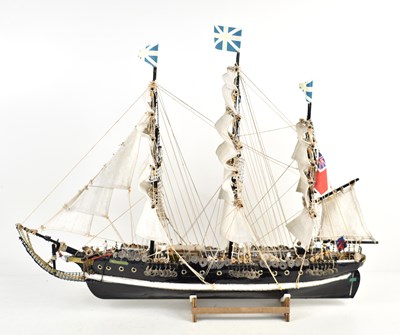 Lot 148 - A scratch built wooden model of a the clipper...