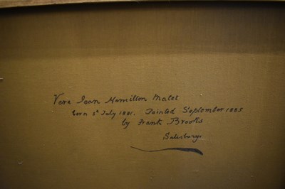 Lot 500 - Frank Brooks (19th century): full length...