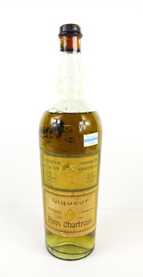Lot 382 - A bottle of yellow Peres Chartreux Liqueur,...