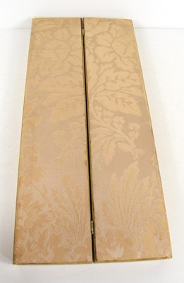 Lot 135 - A Chinese folding screen containing twelve...