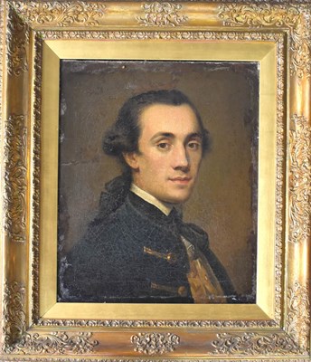 Lot 496 - A 19th century French portrait of a gentleman,...