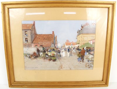 Lot 499 - Luigi Loir (French 1845-1916): A watercolour...