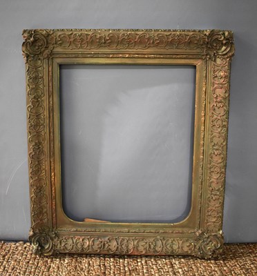 Lot 460 - A 19th century carved composition and wooden...