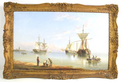 Lot 489 - Henry Redmore (British 1820-1887): Ships in...