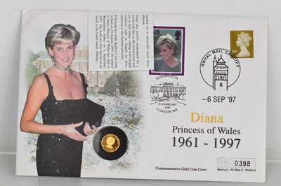 Lot 253 - A Princess Diana 1/4 oz gold commemorative...