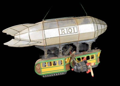 Lot 422 - A large scratch built wooden model of a...