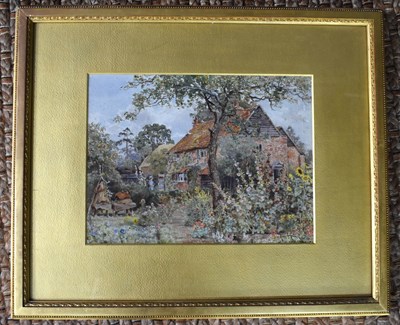 Lot 481 - Thomas Henry Hunn (1857-1928): Cottage Scene,...