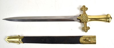 Lot 95 - A Victorian drummers sword, the one piece...