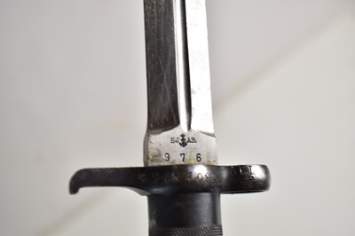 Lot 47 - Two Swedish 1896 pattern bayonets, both blades...