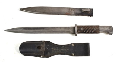 Lot 60 - A German WWII S84/98 bayonet by Coppel G.M.B.H,...