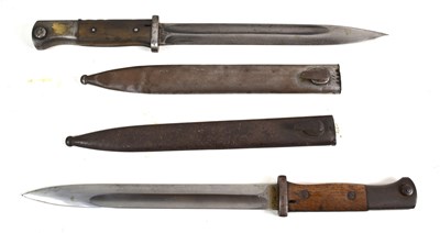 Lot 61 - Two German M1884/98 bayonets, one example made...