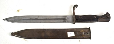 Lot 21 - A German made M1898 bayonet, the ricasso...