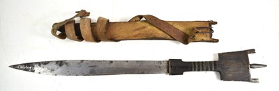Lot 65 - A Somalian Billao dagger or short sword, with...