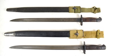 Lot 57 - Two British 1907 pattern sword bayonets for...