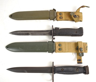 Lot 38 - A US M5 knife bayonet for the Garand rifle...