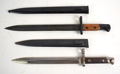 Lot 23 - An Austrian 1895 pattern bayonet with single...