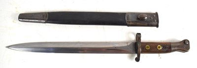 Lot 67 - A British 1888 pattern sword bayonet, the...