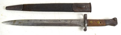 Lot 68 - A British 1888 pattern sword bayonet, the...