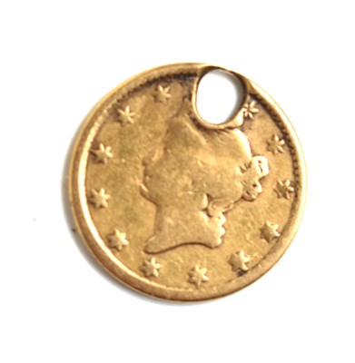 Lot 167 - A United States of America gold one dollar...
