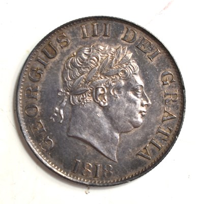 Lot 184 - A George III silver halfcrown, dated...