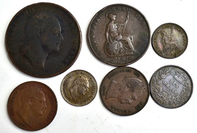 Lot 143 - A group of William IV coinage to include a...